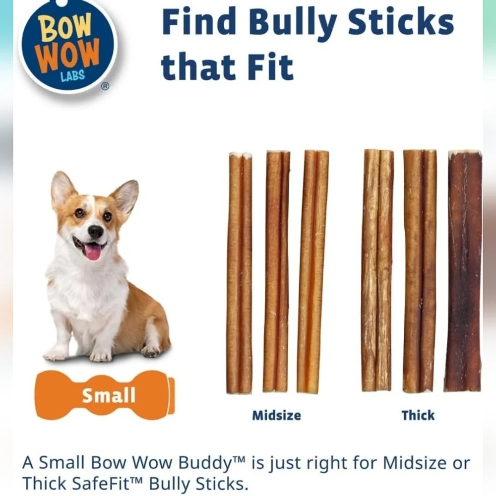 Bow Wow Labs Bow Wow Buddy Safety Device, Bully Stick Holder for Dogs
